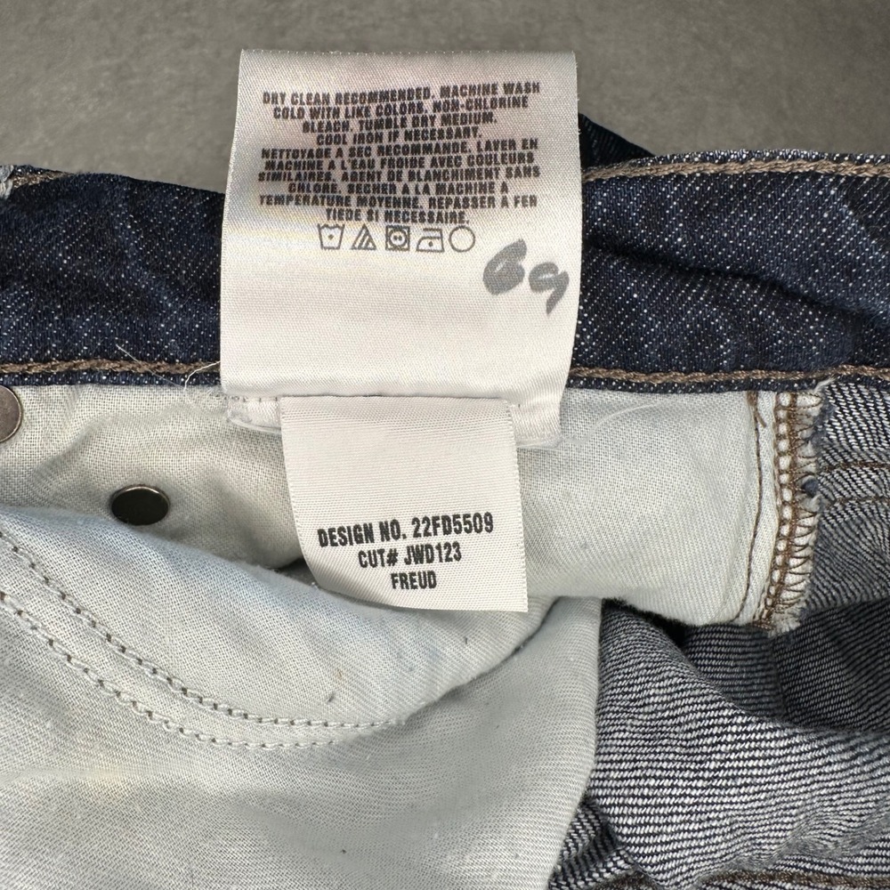 JOE'S Jeans Women's Size 31 Denim Distressed Wash straight Dark Blue - Picture 10 of 10